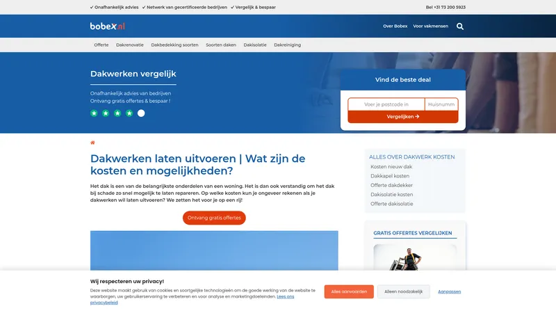 Website van Bobex