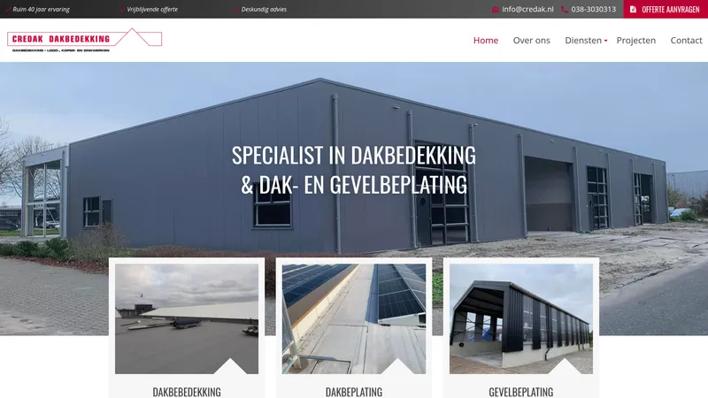 Website van Credak BV