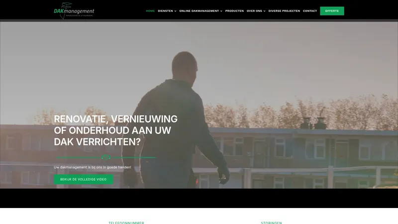 Website van Dakmanagement BV