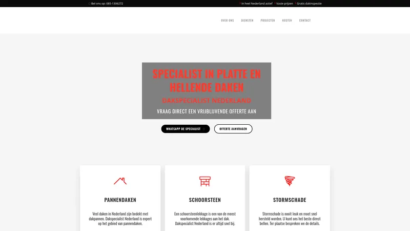 Website van DakspecialistNL