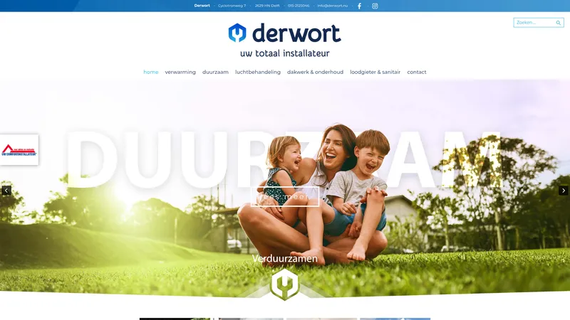 Website van Derwort