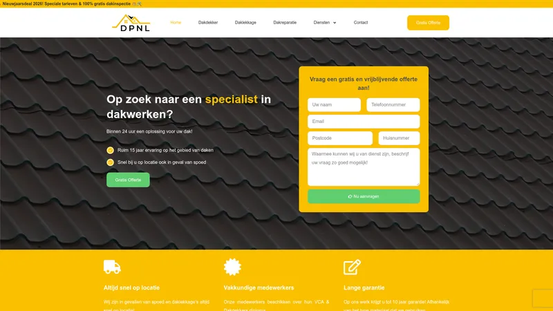 Website van DPNL