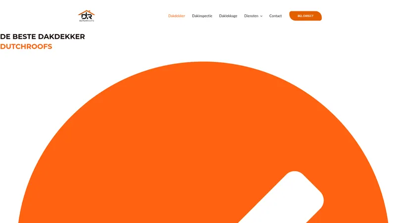 Website van Dutch Roofs