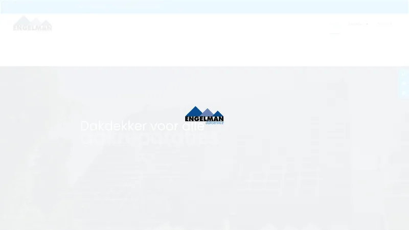 Website van Engelman Dakservice & Schoonmaak