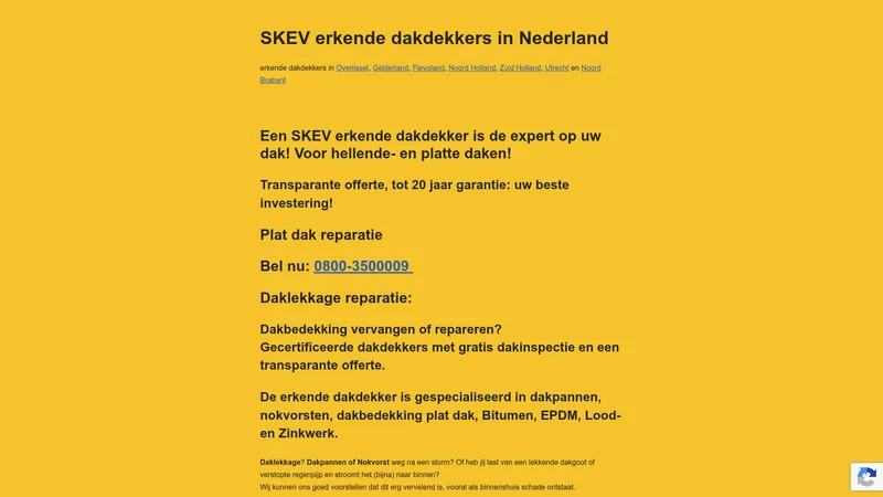 Website van erkende-dakdekker