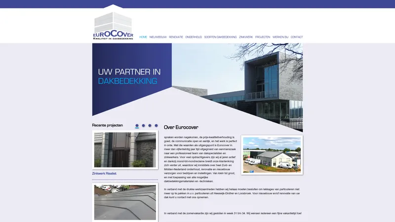 Website van Eurocover