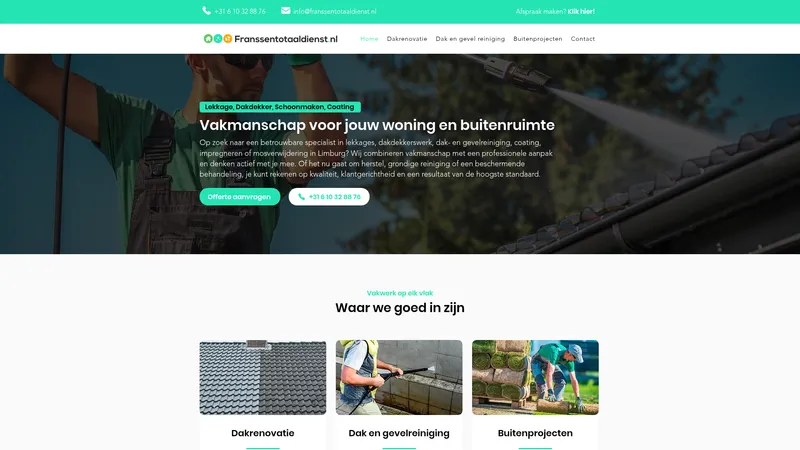 Website van Franssentotaaldienst