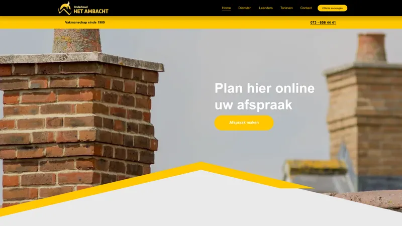 Website van Het Ambacht West