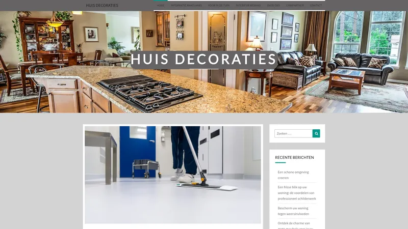 Website van Huis Decoraties