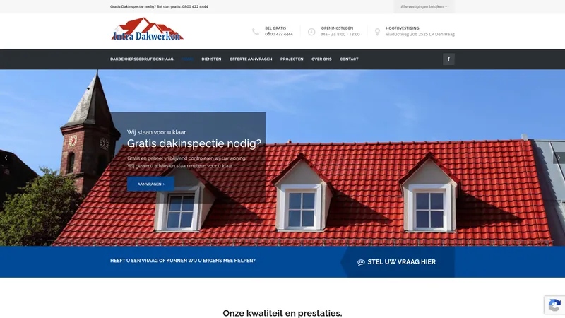 Website van Intradakwerken