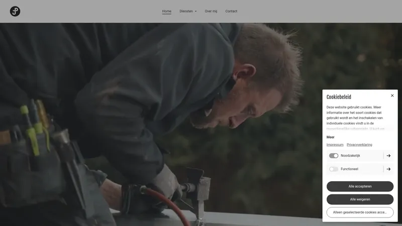Website van Joris Poelgeest