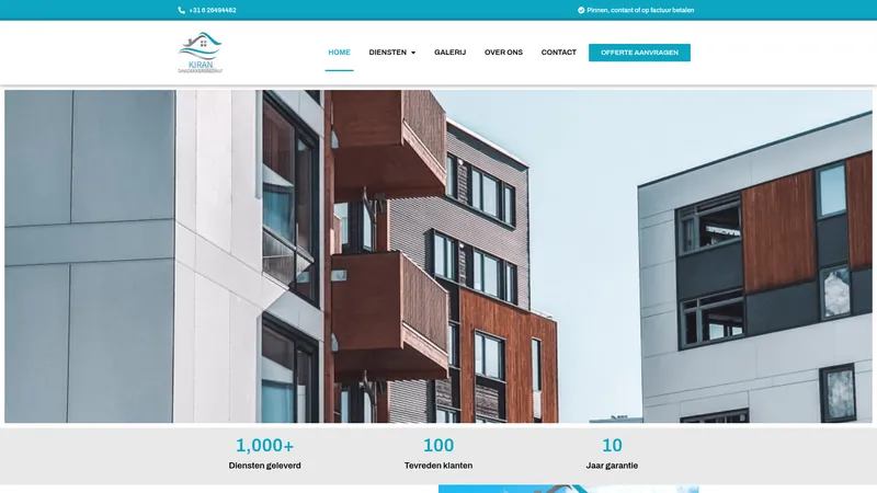 Website van kirandakdekkers