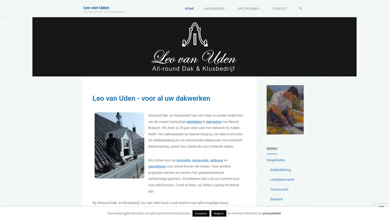 Website van Leo van Uden