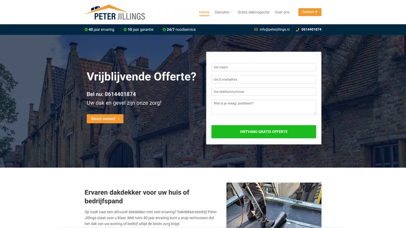 Website van Peter Jillings