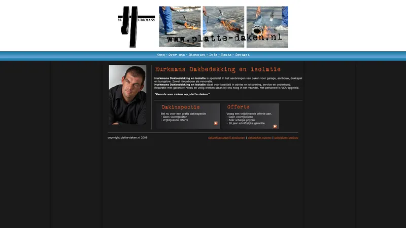 Website van platte-daken
