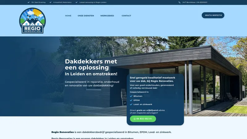Website van Regio Renovaties