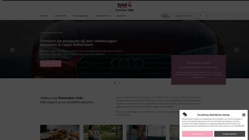 Website van Rotterdam-gids