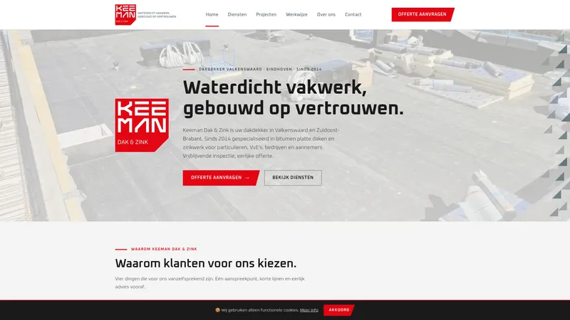 Website van S.Keeman Bouw en Daktechniek