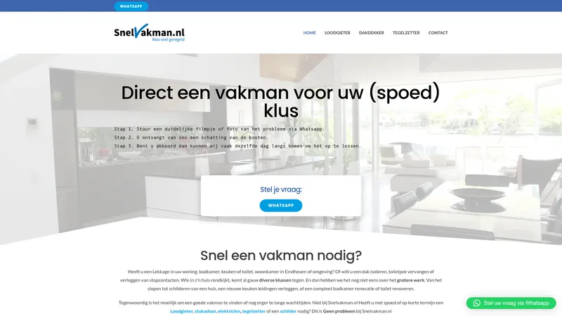 Website van Snelvakman