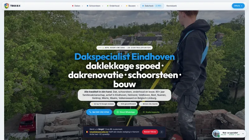 Website van TBGS B.V.