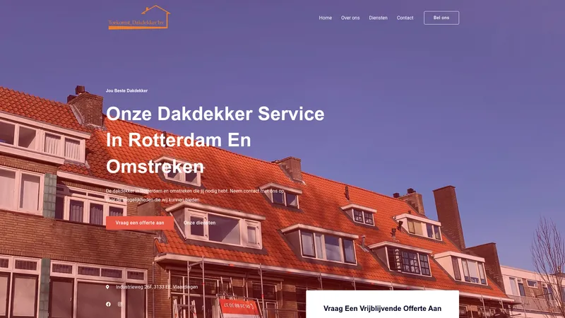 Website van Toekomstdakdekker