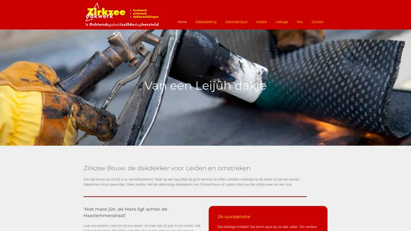 Website van Zirkzeebouw